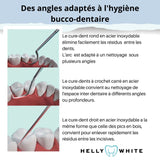Cure-dents en acier inoxydable de qualité supérieure est léger, résistant à la rouille et facile à nettoyer Enlever efficacement les résidus alimentaires bonne hygiène buccale haleine fraiche Vitorinox Elmex GUM  