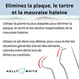Helly White Comment utiliser les Cure-dents en inox et bois de poche durable outil ouverture carte SIM telephone smartphone hygiène bucco-dentaire éviter les caries Vitorinox Elmex GUM  